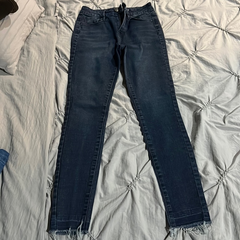 Dark blue skinny jeans